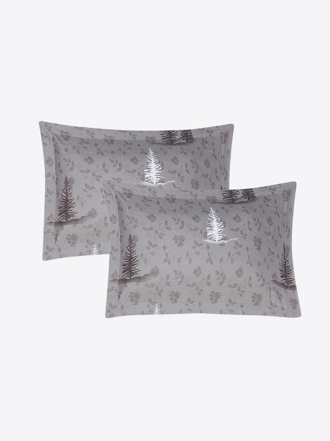 130 GSM Polyester King Size 1 Bedsheet with 2 Pillow Covers (Edmond) - Image 7