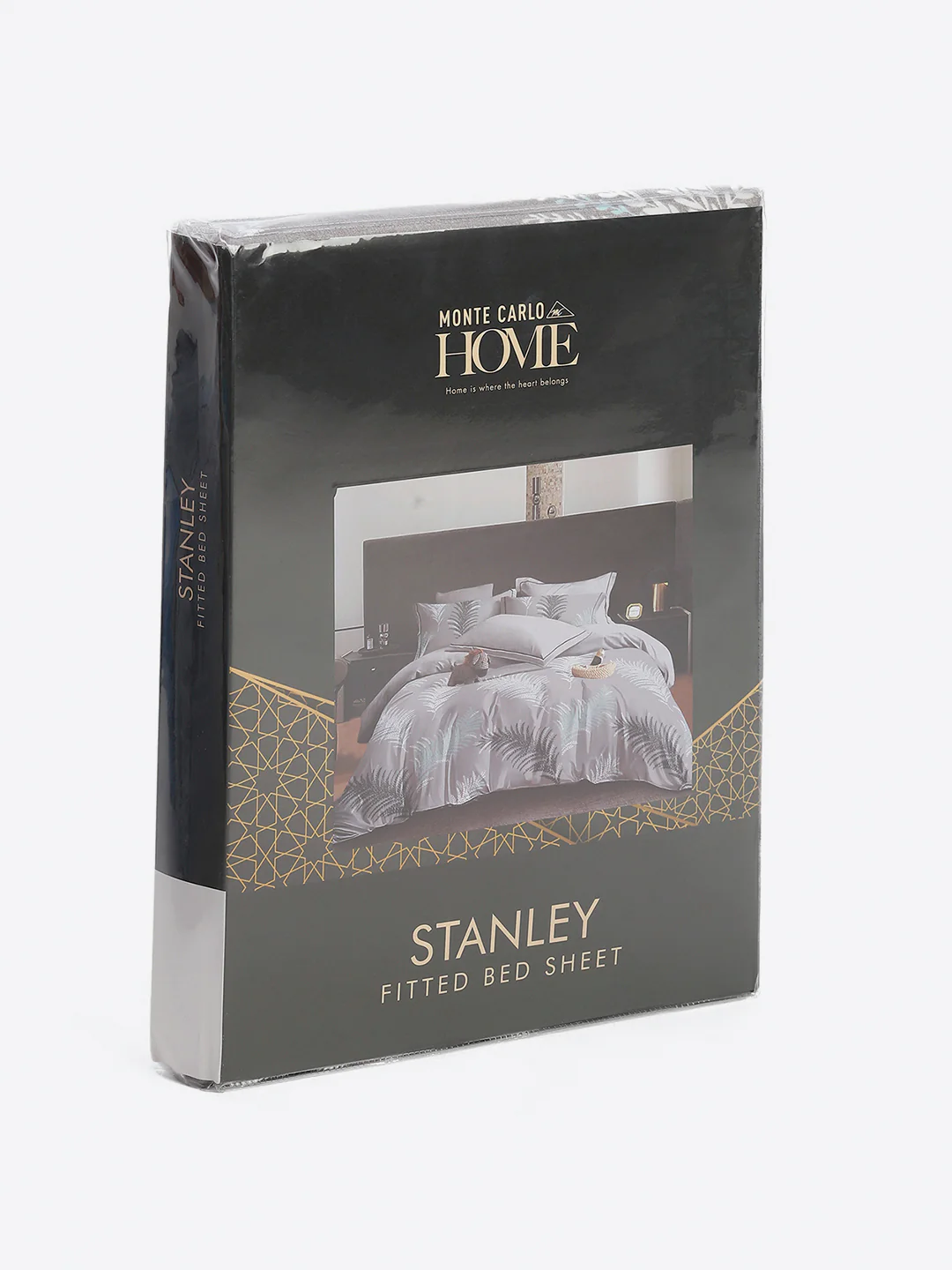 130 GSM Polyester King Size 1 Bedsheet with 2 Pillow Covers (Stanley) - Image 10