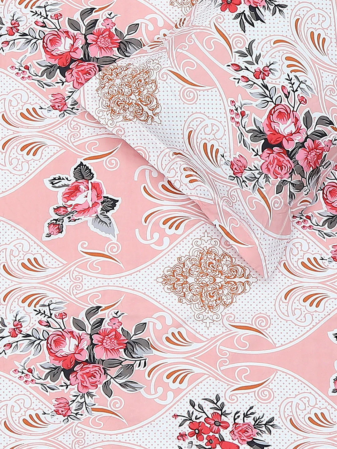 130 GSM Polyester Single Bedsheet with 1 Pillow Cover (Decoy) - Image 5