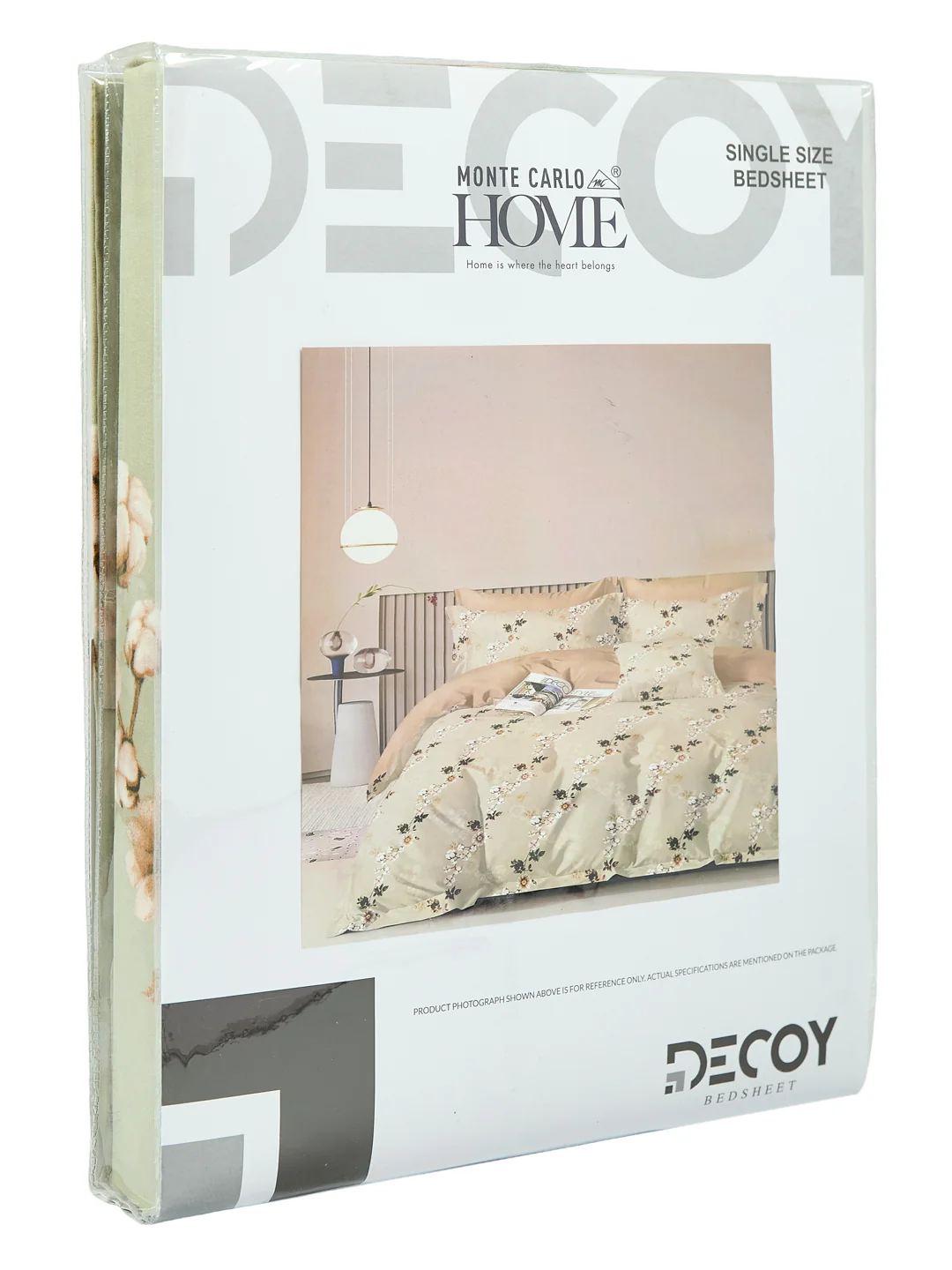 130 GSM Polyester Single Bed Bedsheet with 1 Pillow Cover Decoy Collection - Image 11