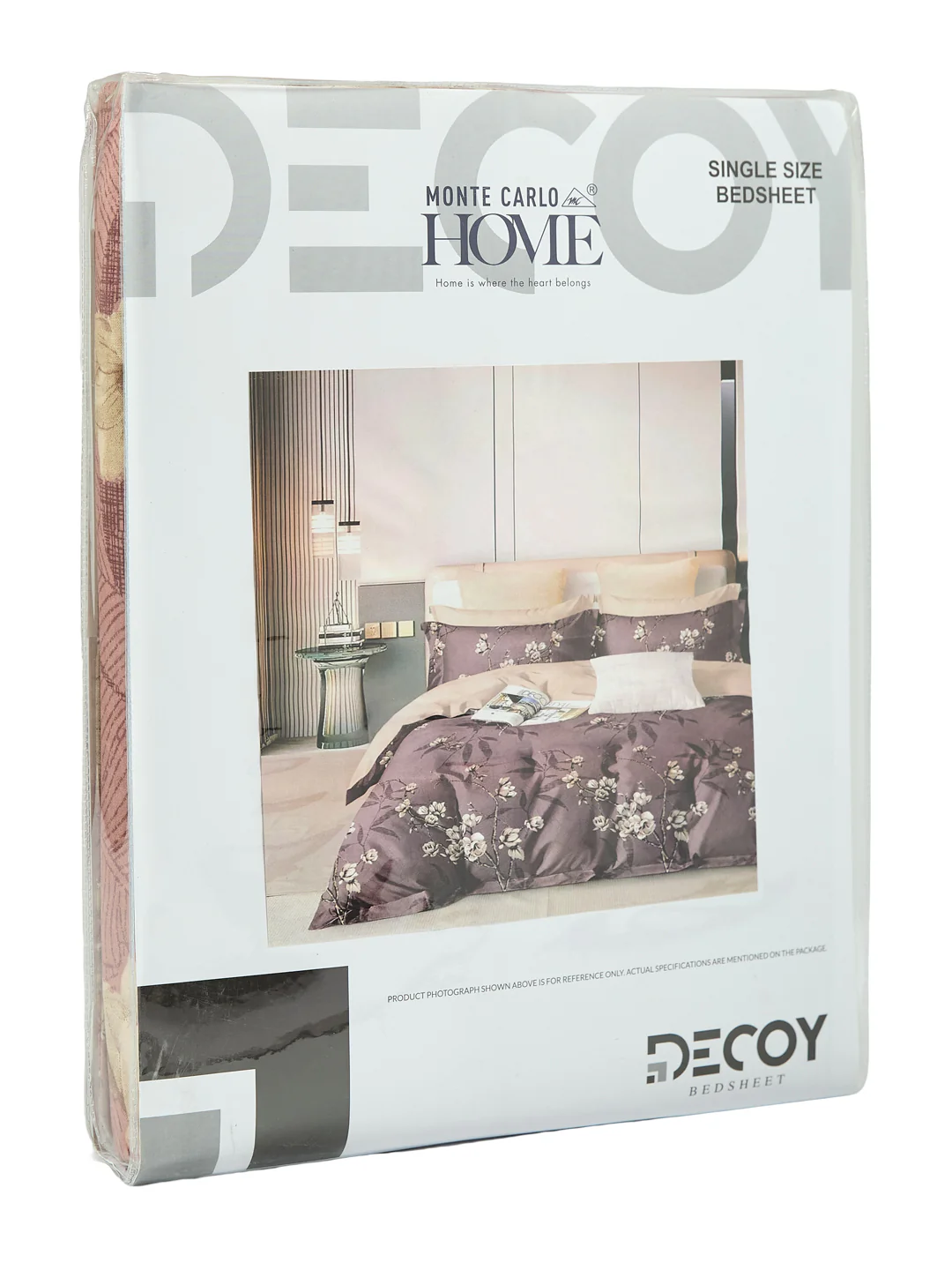 130 GSM Polyester Single Bed Bedsheet with 1 Pillow Cover Decoy Collection - Image 11