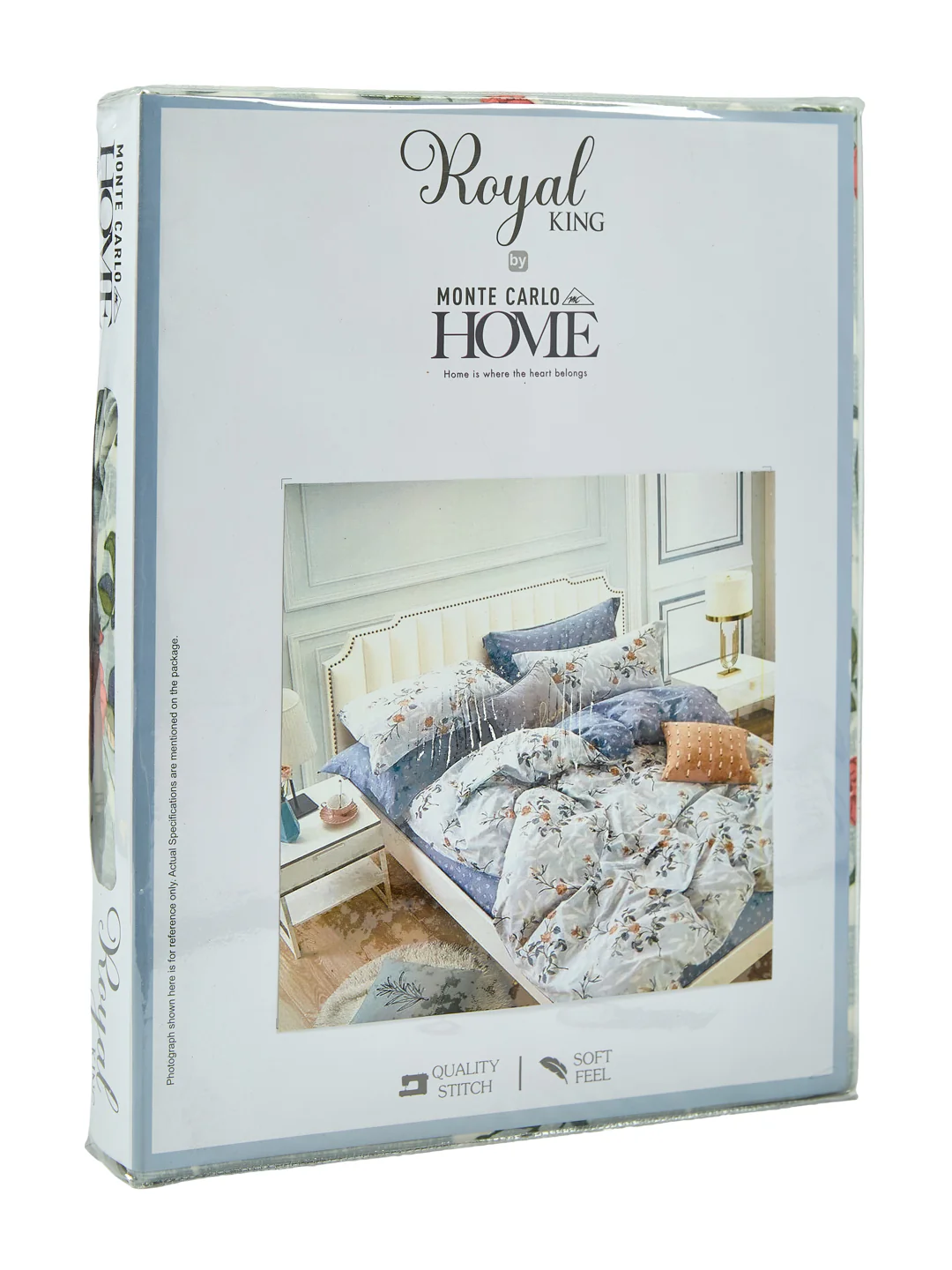 135 GSM Polyester King Size Bedsheet with 2 Pillow Covers Royal King Collection - Image 11