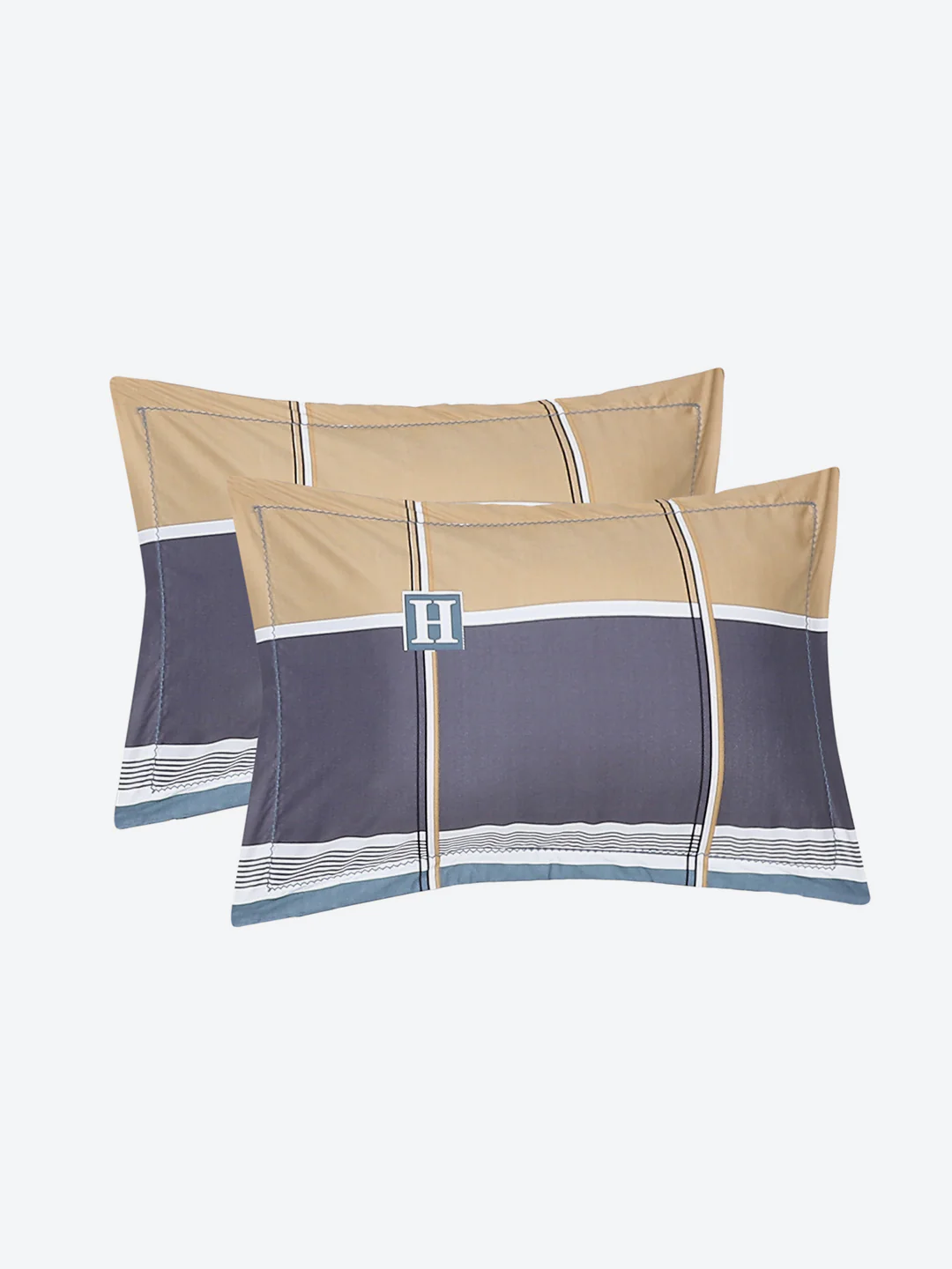 140 GSM Polyester Double Bed Bedsheet with 2 Pillow Covers - Image 8