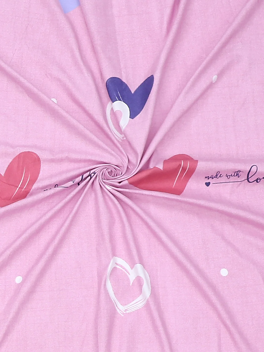 140 GSM Polyester Double Bed Bedsheet with 2 Pillow Covers - Image 9