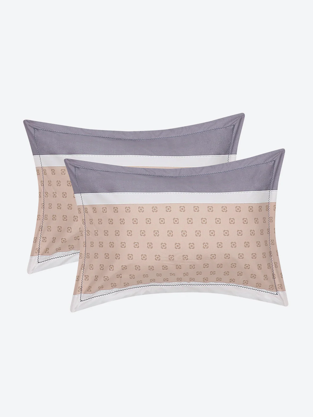 140 GSM Polyester Double Bed Bedsheet with 2 Pillow Covers - Image 8