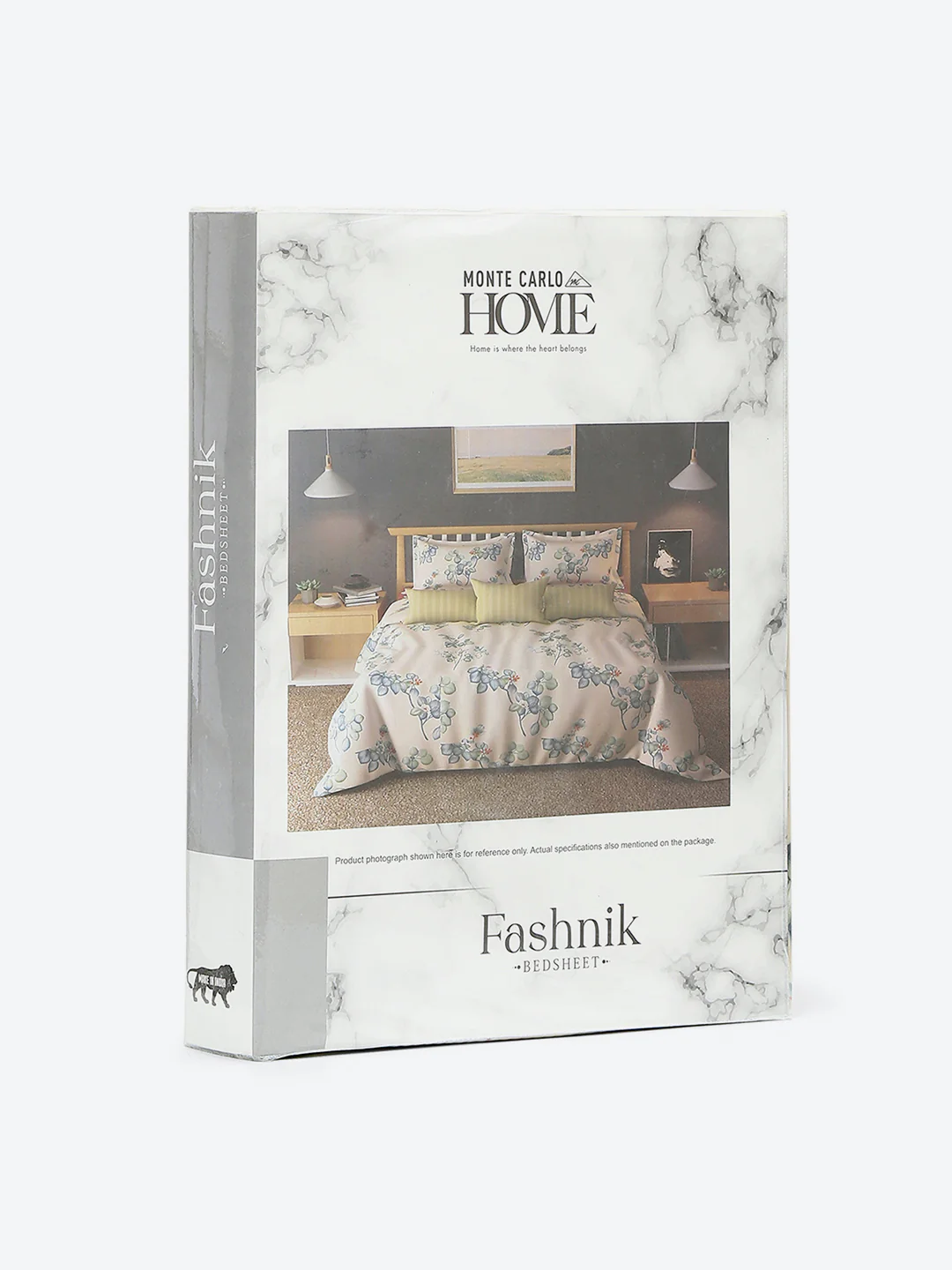 144 TC Cotton Double Bed 1 Bedsheet with 2 Pillow Covers (Fashnik) - Image 9