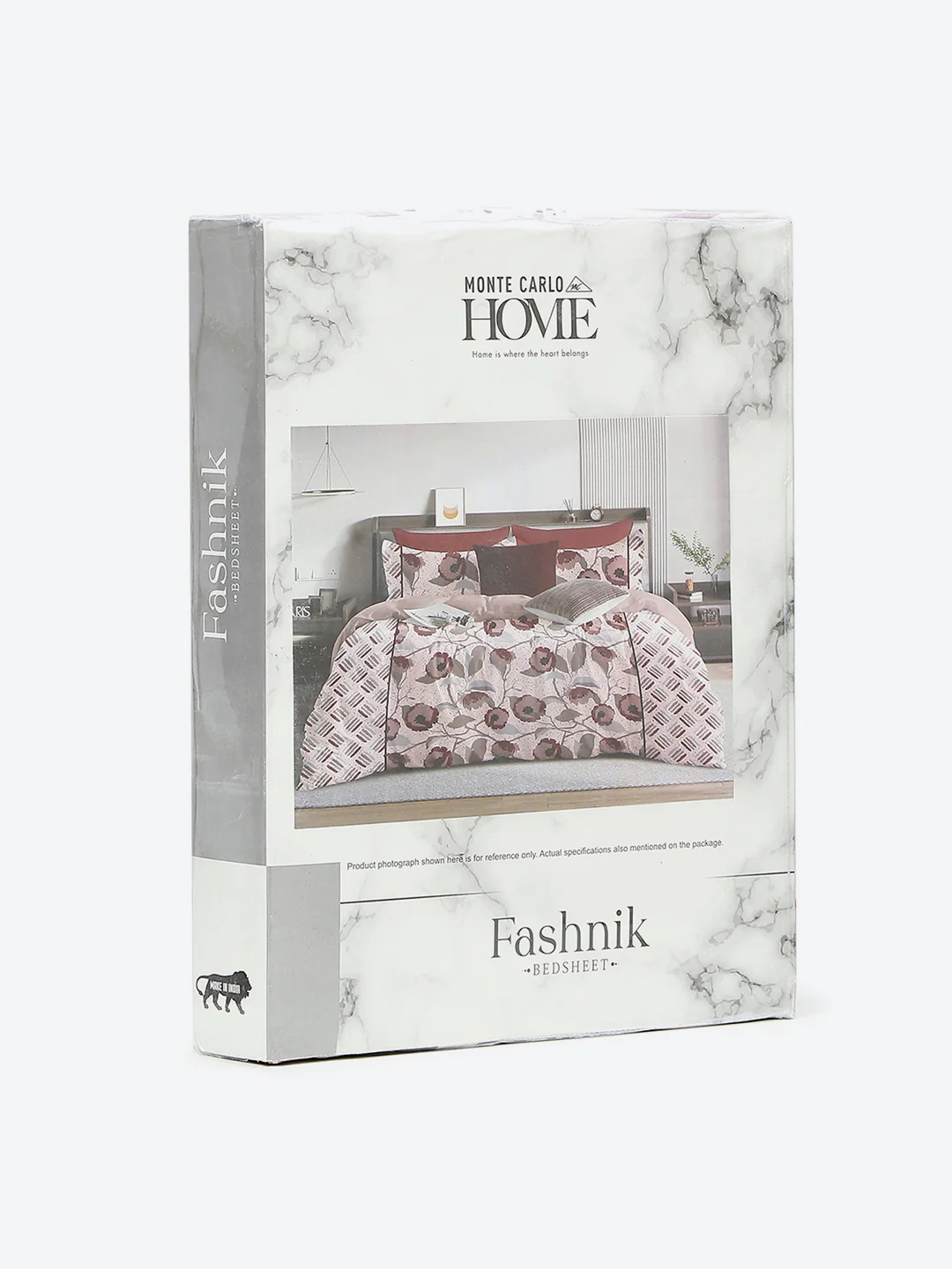 144 TC Cotton Double Bed 1 Bedsheet with 2 Pillow Covers (Fashnik) - Image 9
