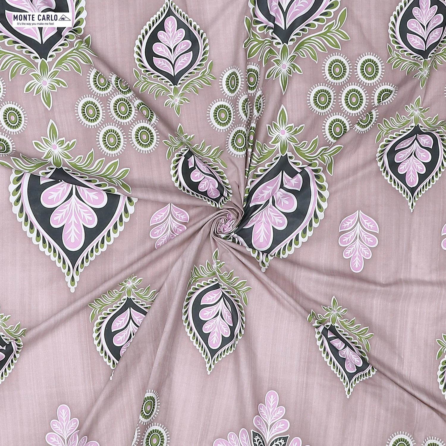 144 TC Cotton Double Bedsheet with 2 Pillow Covers - Image 8
