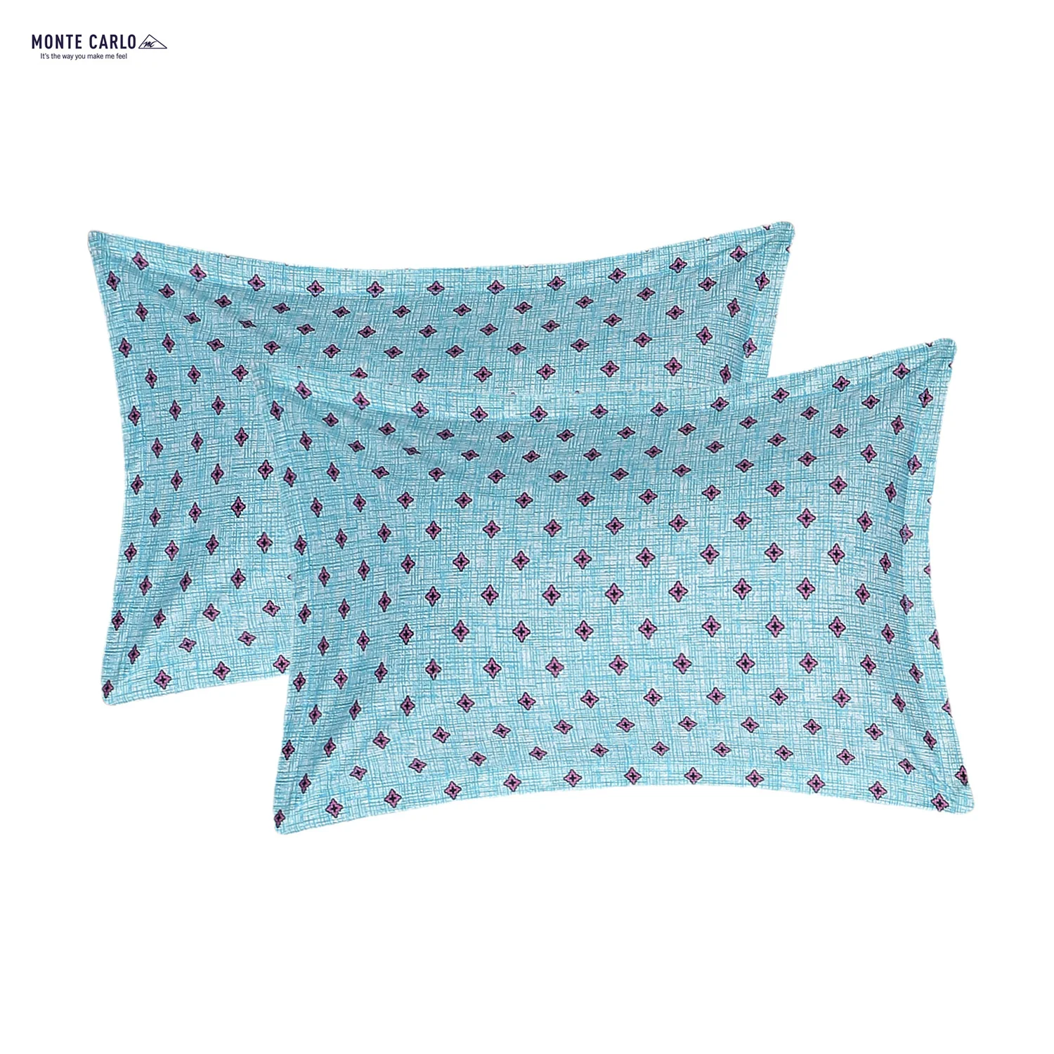 144 TC Cotton Double Bedsheet with 2 Pillow Covers - Image 7