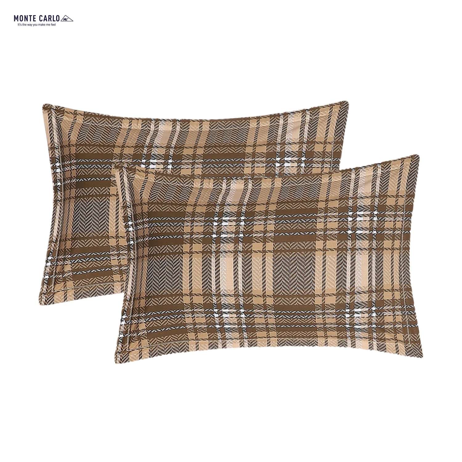 144 TC Cotton Double Bedsheet with 2 Pillow Covers - Image 7