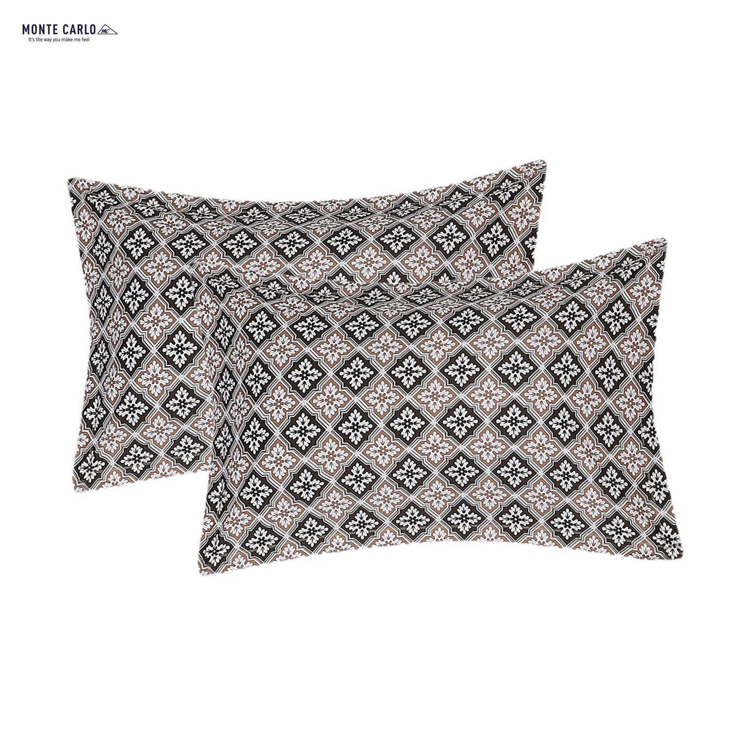 144 TC Cotton Double Bedsheet with 2 Pillow Covers - Image 7