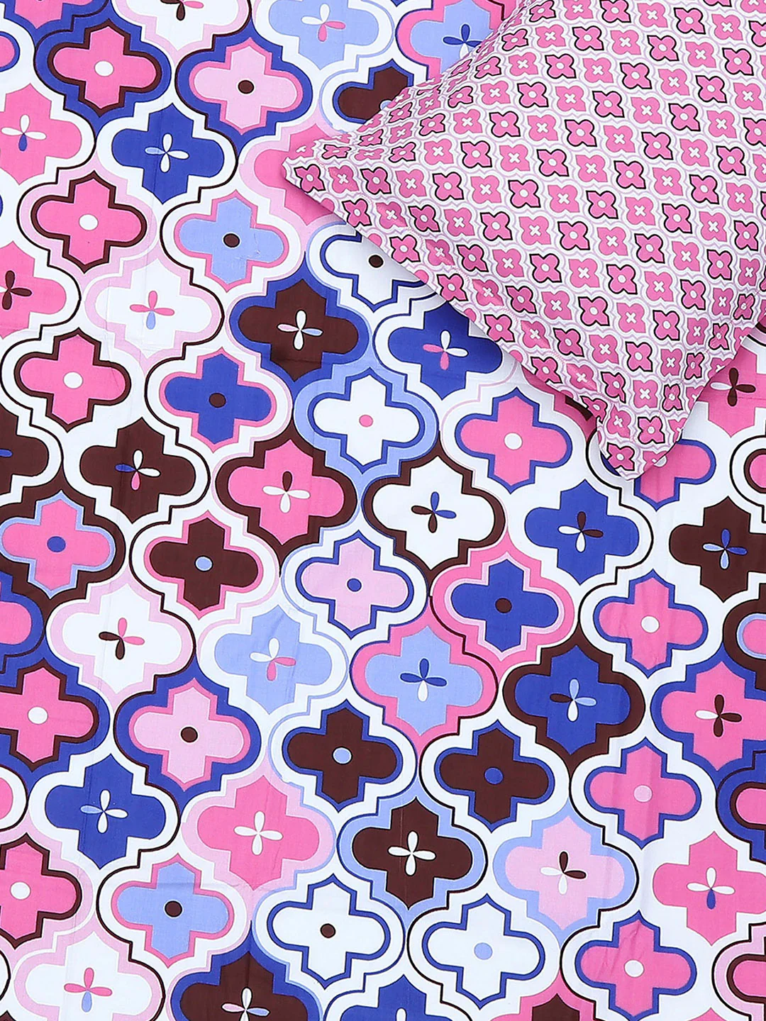 144 TC Cotton Single Bedsheet with 1 Pillow Cover (Solstice) - Image 5