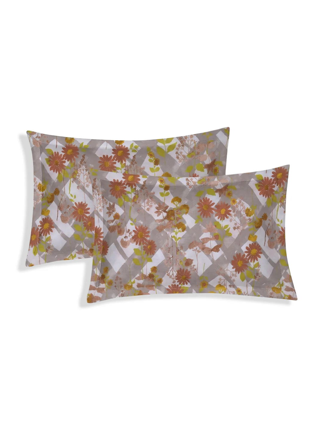 144 TC Pure Cotton King Size Bedsheet with 2 Pillow Covers Prestige Collection - Image 6