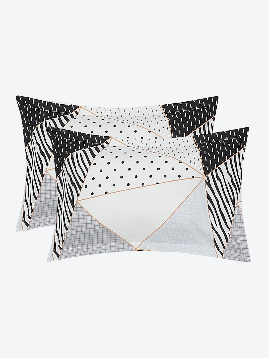145 GSM Polyester Double Bed Bedsheet with 2 Pillow Covers - Image 8