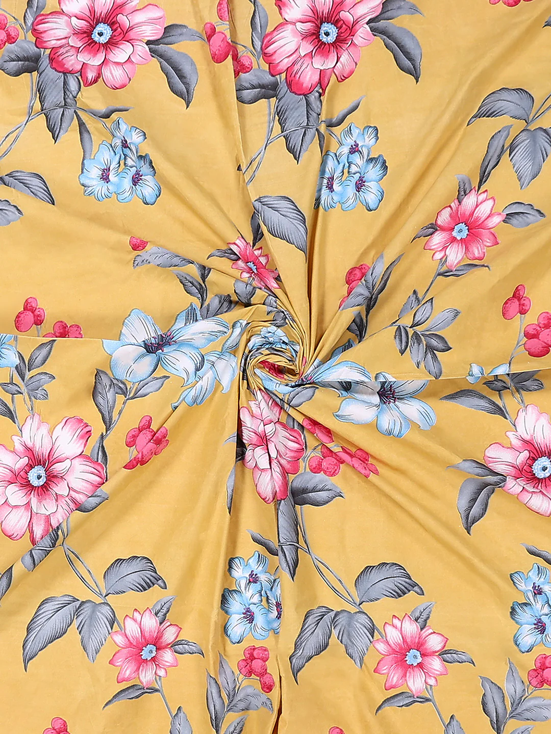 155 GSM Micro Double Bed 1 Bedsheet with 2 Pillow Cover (Clare) - Image 8