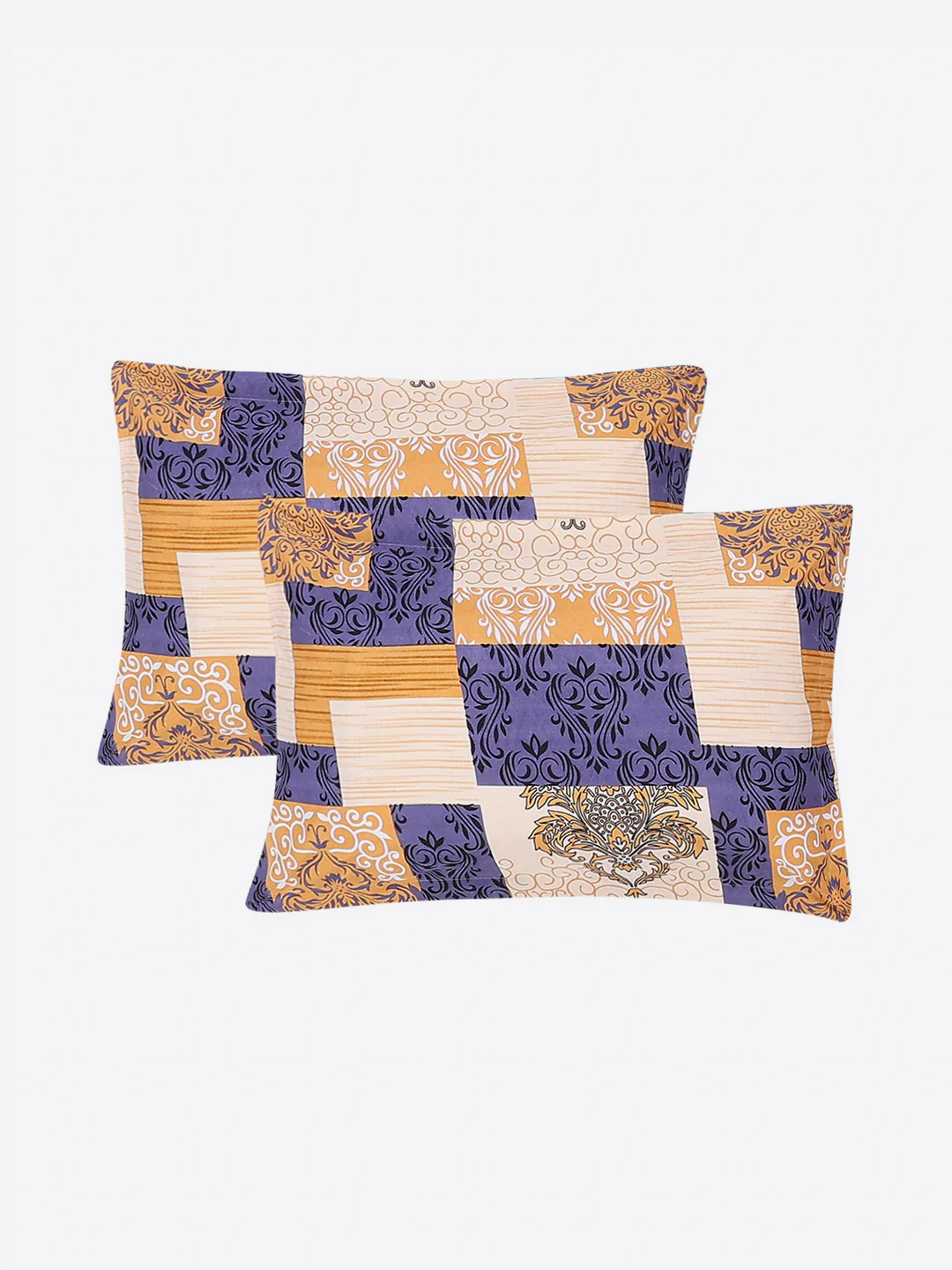 155 GSM Micro Double Bed 1 Bedsheet with 2 Pillow Cover (Clare) - Image 7