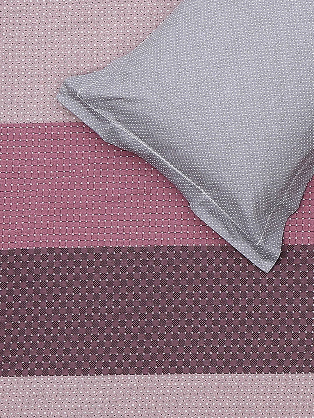 210 TC Cotton Double Bed 1 Bedsheet with 2 Pillow Covers (Ramona) - Image 5