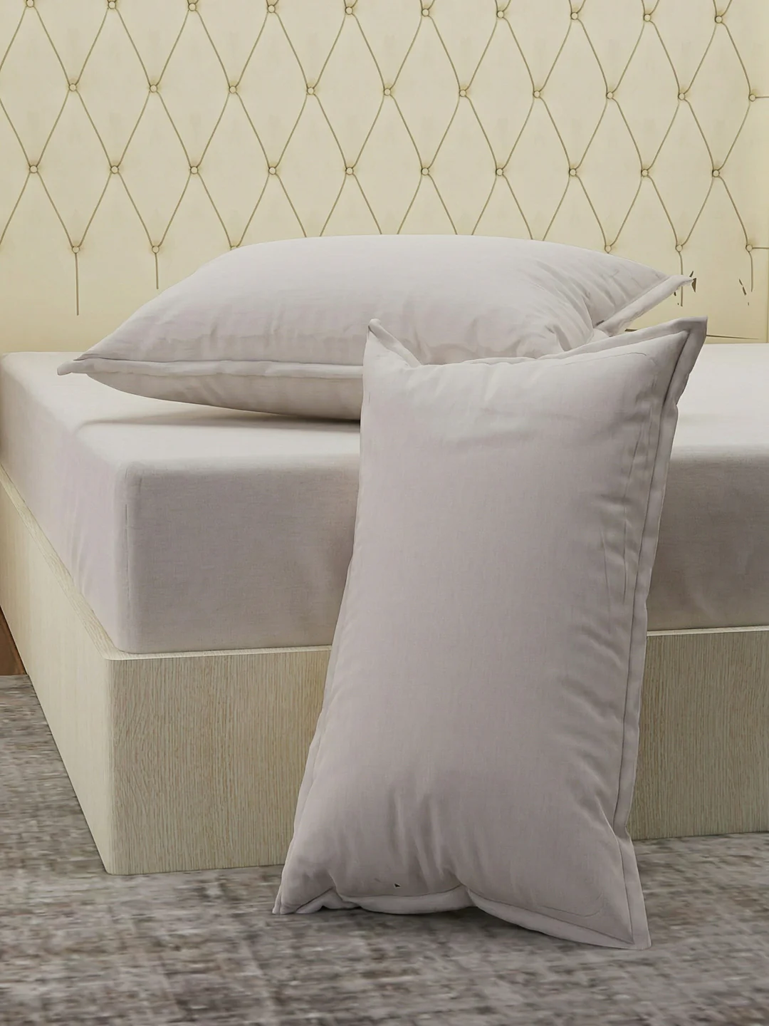 Premium 210 TC Pure Cotton King Size Bedsheet with 2 Pillow Covers Classique Casa Solids Collection - Image 5