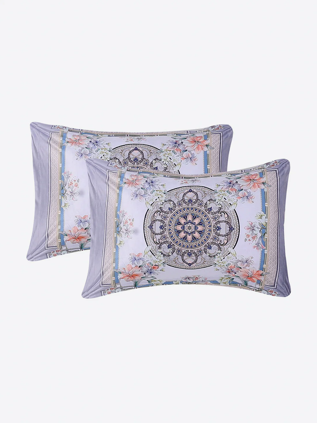 252 GSM 100% Polyester King Bed 1 Bedsheet with 2 Pillow Cover (Urban) - Image 7