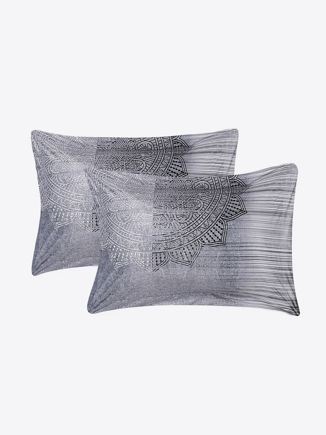 252 GSM 100% Polyester King Bed 1 Bedsheet with 2 Pillow Cover (Urban) - Image 7