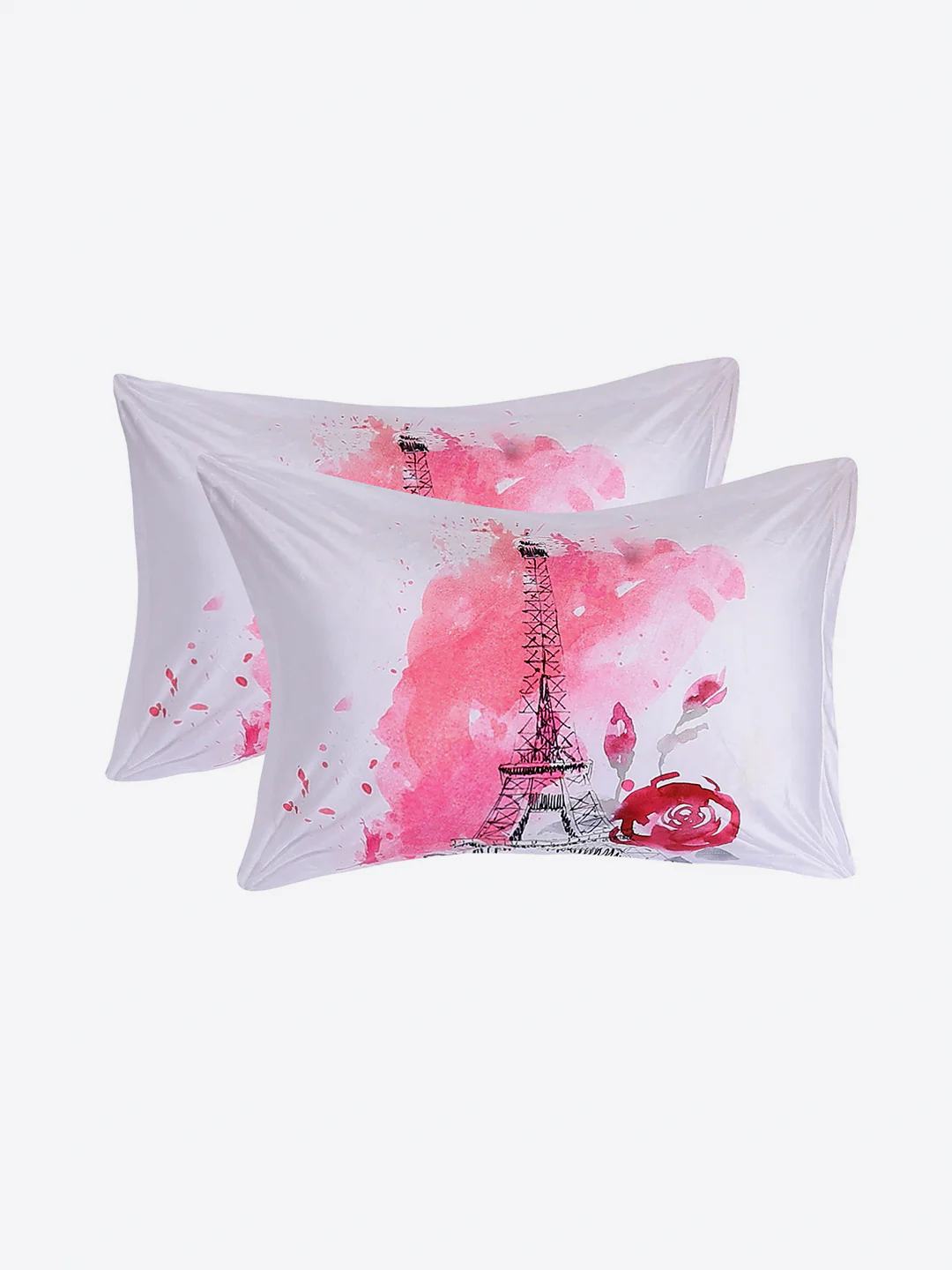 252 GSM 100% Polyester King Bed 1 Bedsheet with 2 Pillow Cover (Urban) - Image 7
