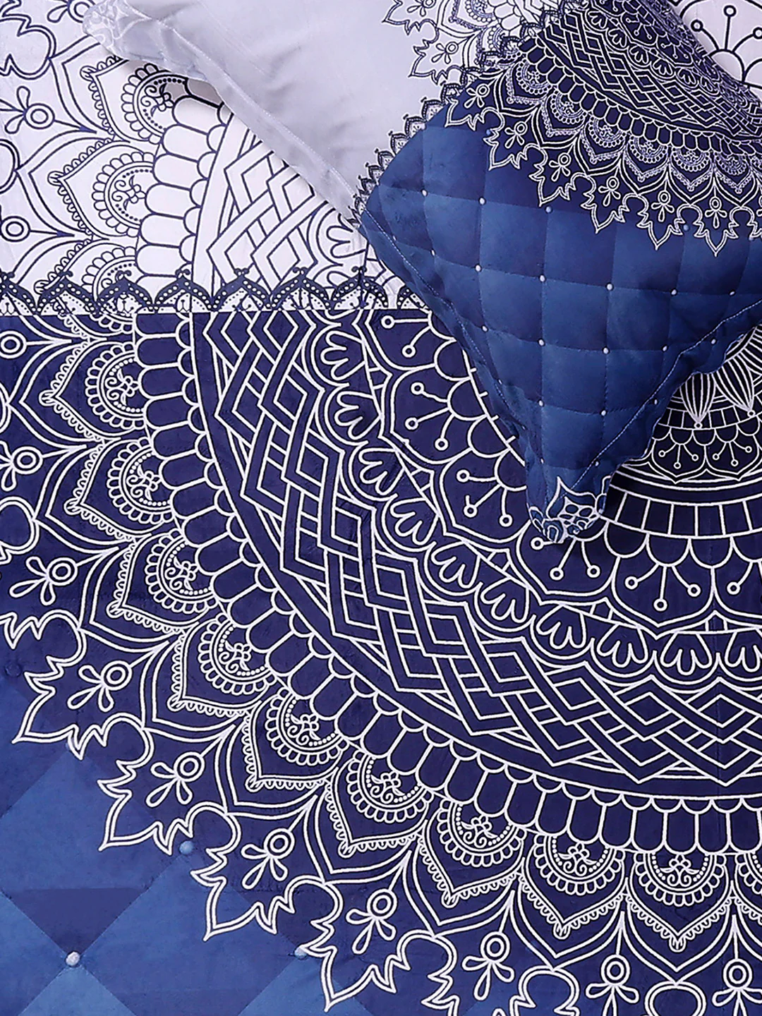 252 GSM 100% Polyester King Bed 1 Bedsheet with 2 Pillow Cover (Urban) - Image 5
