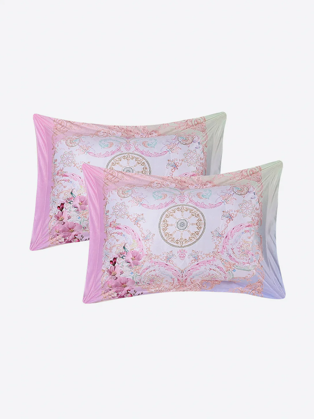 252 GSM 100% Polyester King Bed 1 Bedsheet with 2 Pillow Cover (Urban) - Image 7