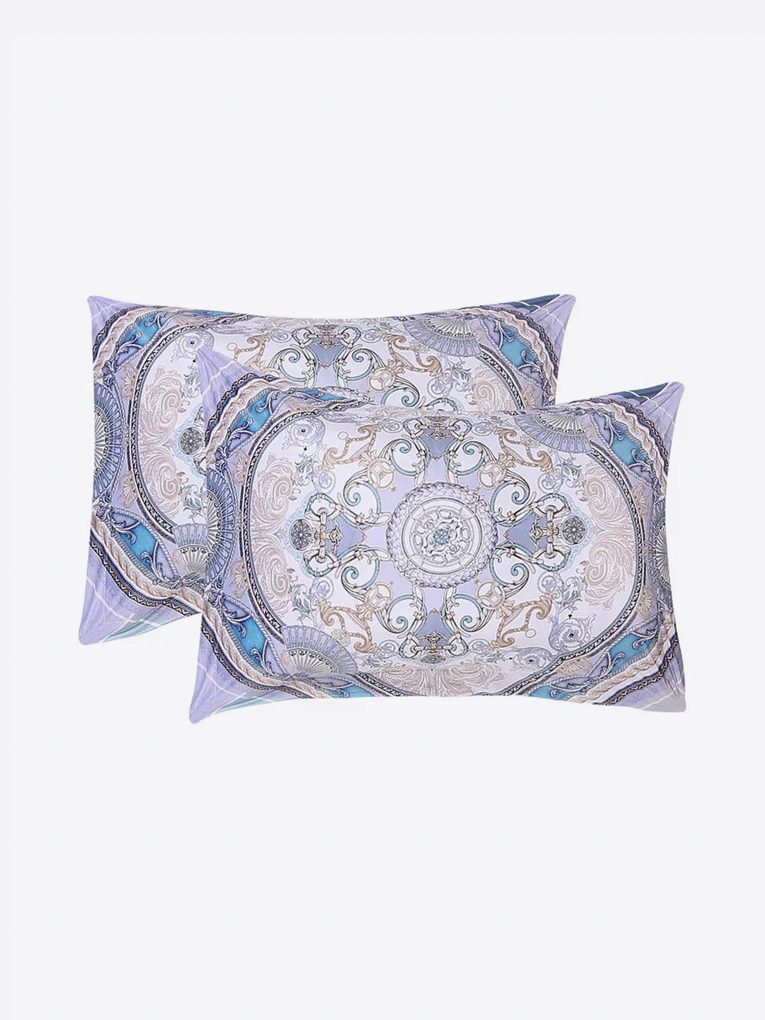 252 GSM 100% Polyester King Bed 1 Bedsheet with 2 Pillow Cover (Urban) - Image 7