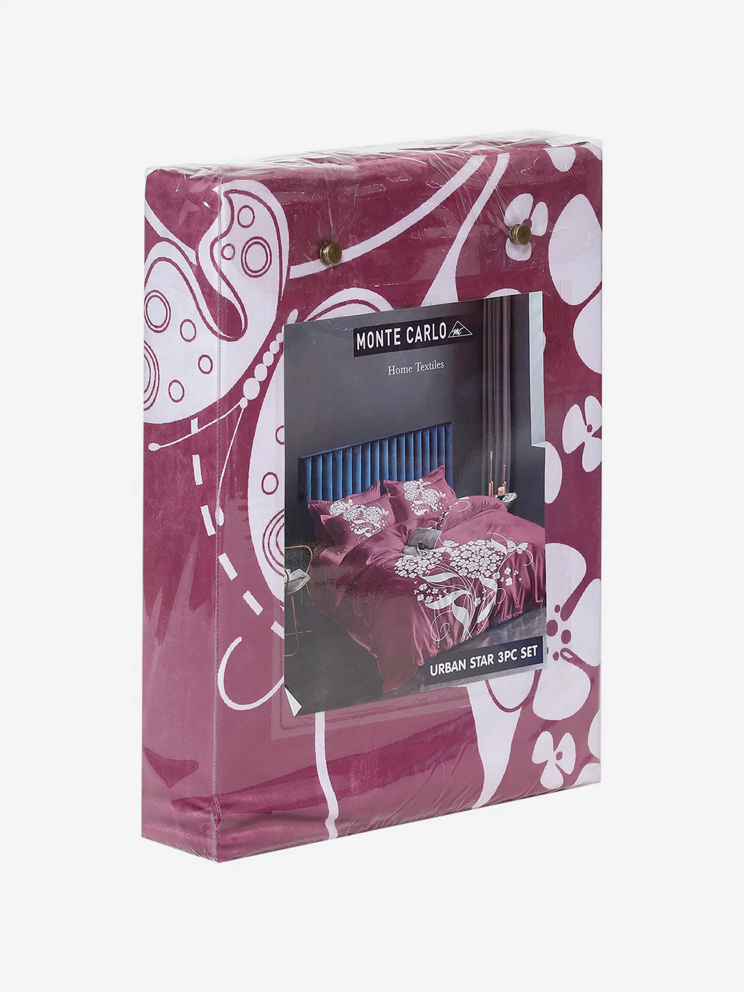 252 GSM 100% Polyester King Bed 1 Bedsheet with 2 Pillow Cover (Urban) - Image 9