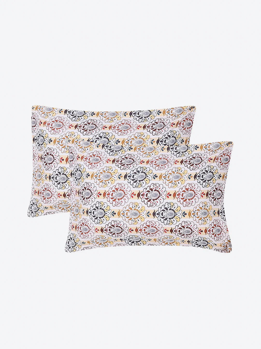 254 GSM Micro King Fitted Bed 1 Fitted Bedsheet with 2 Pillow Cover (Clare FT) - Image 7