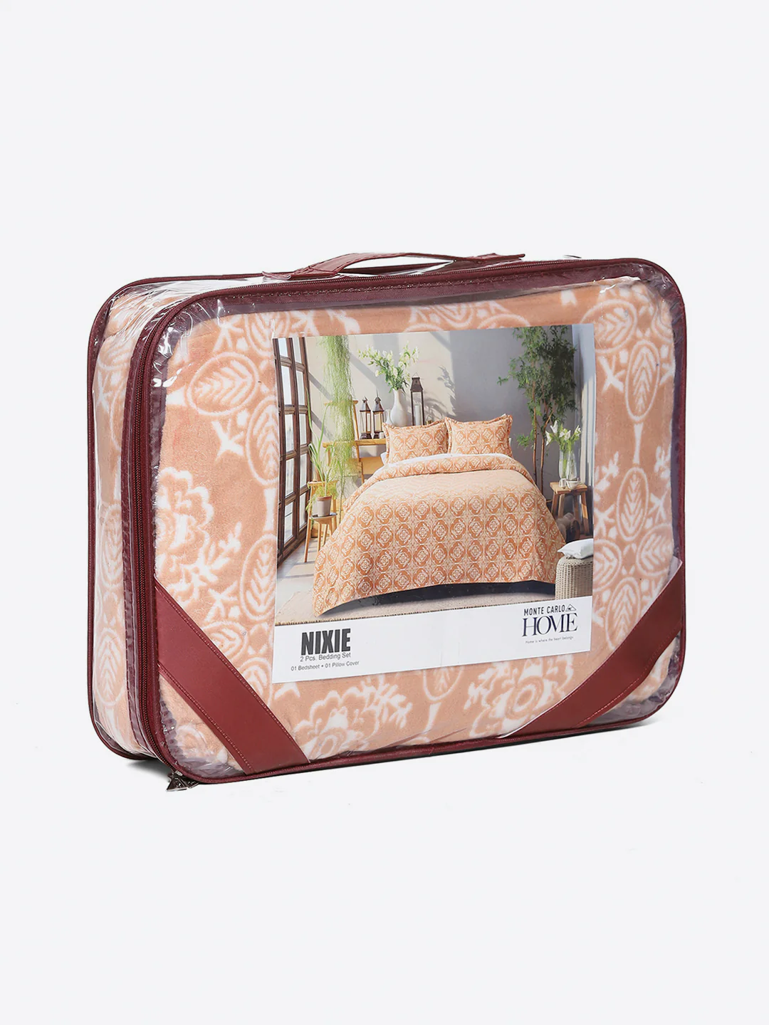 264 GSM 100% Polyester Single Bed 1 Bedsheet with 1 Pillow Cover (Nixie Piece) - Image 9