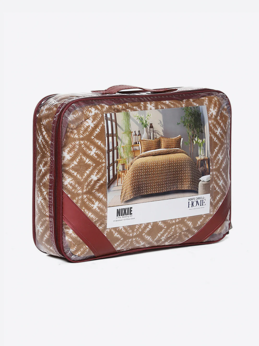 264 GSM 100% Polyester Single Bed 1 Bedsheet with 1 Pillow Cover (Nixie Piece) - Image 9