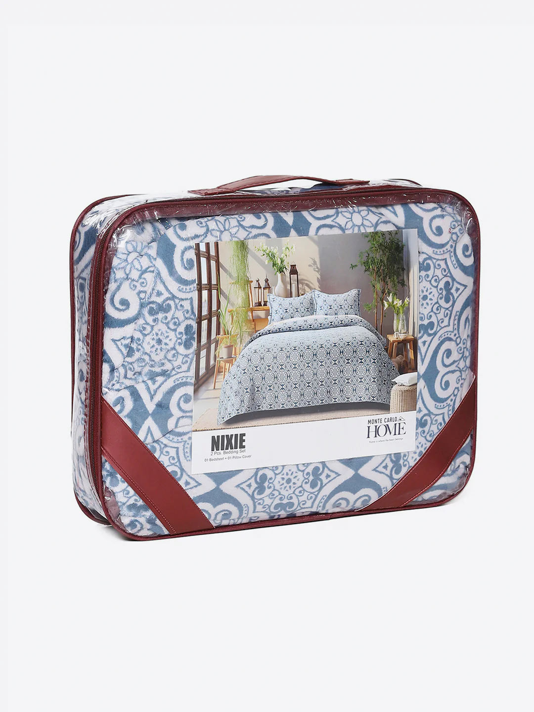 264 GSM 100% Polyester Single Bed 1 Bedsheet with 1 Pillow Cover (Nixie Piece) - Image 9