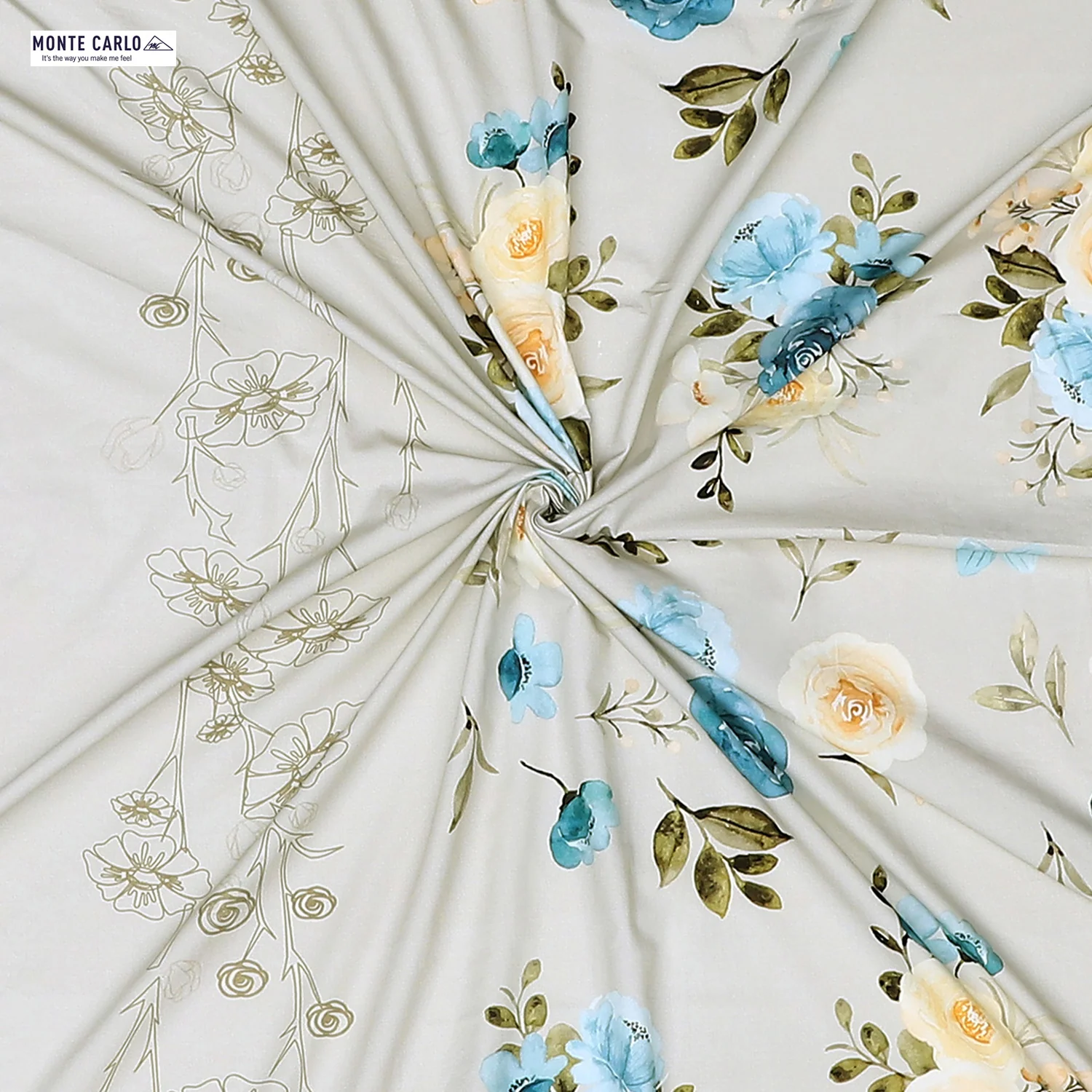 300 TC Cotton Double Bedsheet with 2 Pillow Covers - Image 8