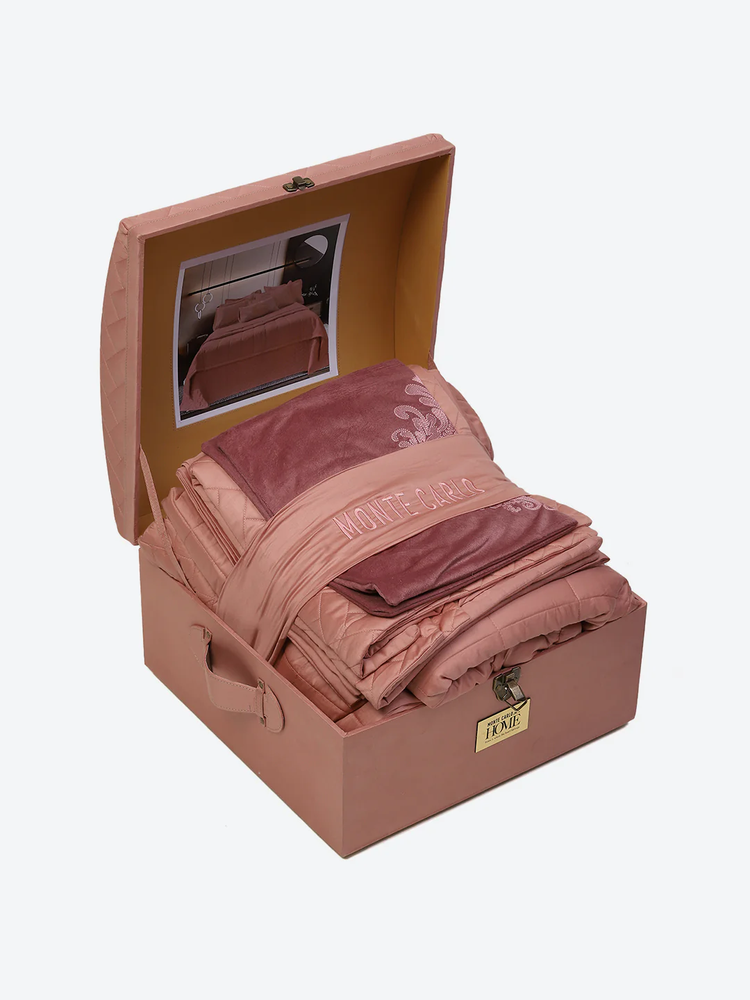 300 TC Cotton King Size Luxury 11 Pc Bedding Set (Trousseau) - Image 14