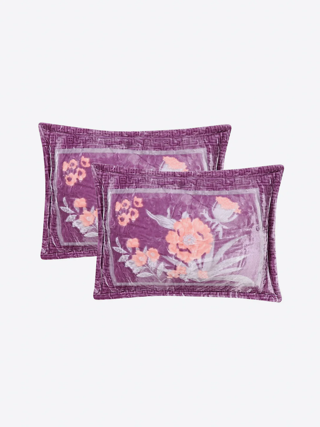 331 GSM 100% Polyester Double Bed 1 Bedsheet with 2 Pillow Cover (Miranda) - Image 7