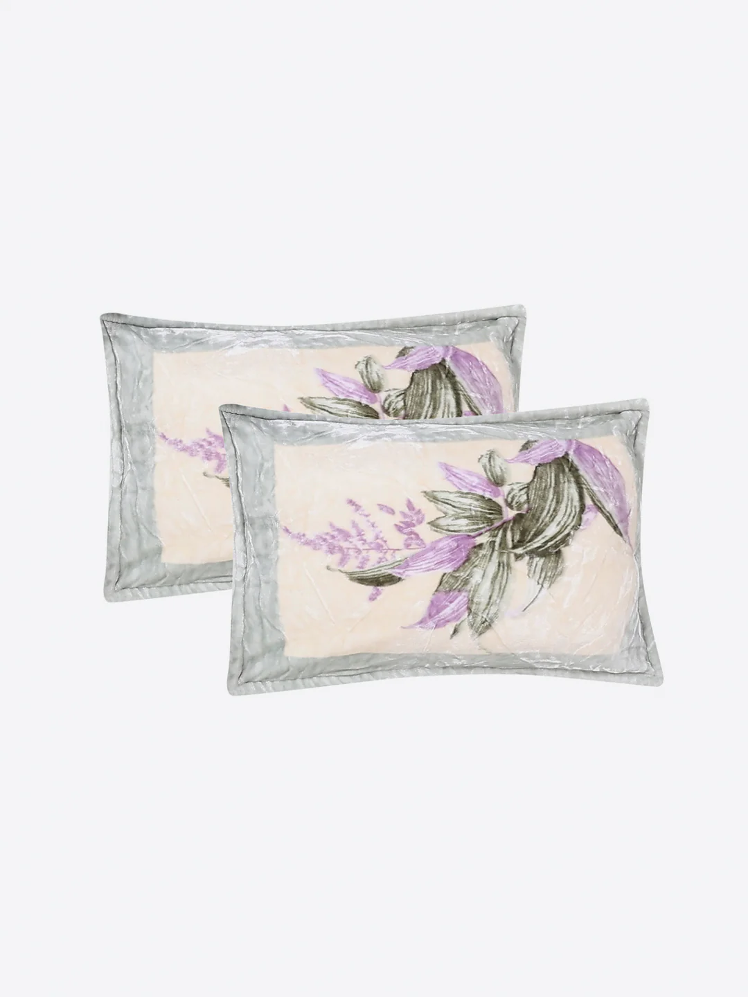 331 GSM 100% Polyester Double Bed 1 Bedsheet with 2 Pillow Cover (Miranda) - Image 7