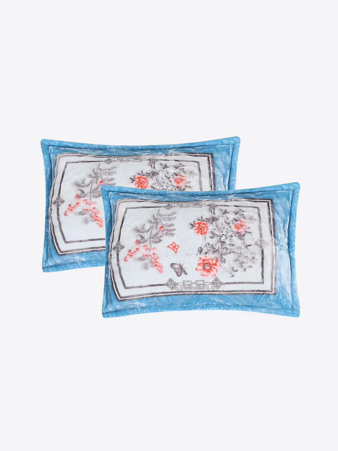331 GSM 100% Polyester Double Bed 1 Bedsheet with 2 Pillow Cover (Miranda) - Image 7