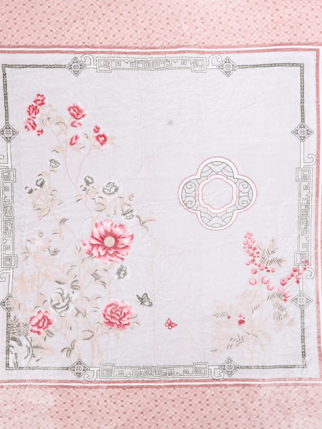 331 GSM 100% Polyester Double Bed 1 Bedsheet with 2 Pillow Cover (Miranda) - Image 6