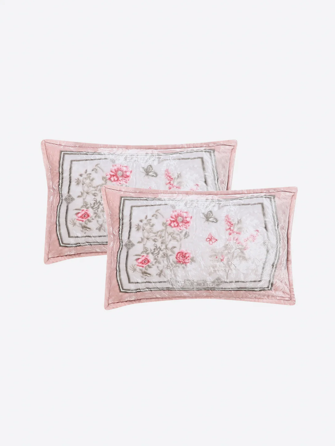331 GSM 100% Polyester Double Bed 1 Bedsheet with 2 Pillow Cover (Miranda) - Image 7