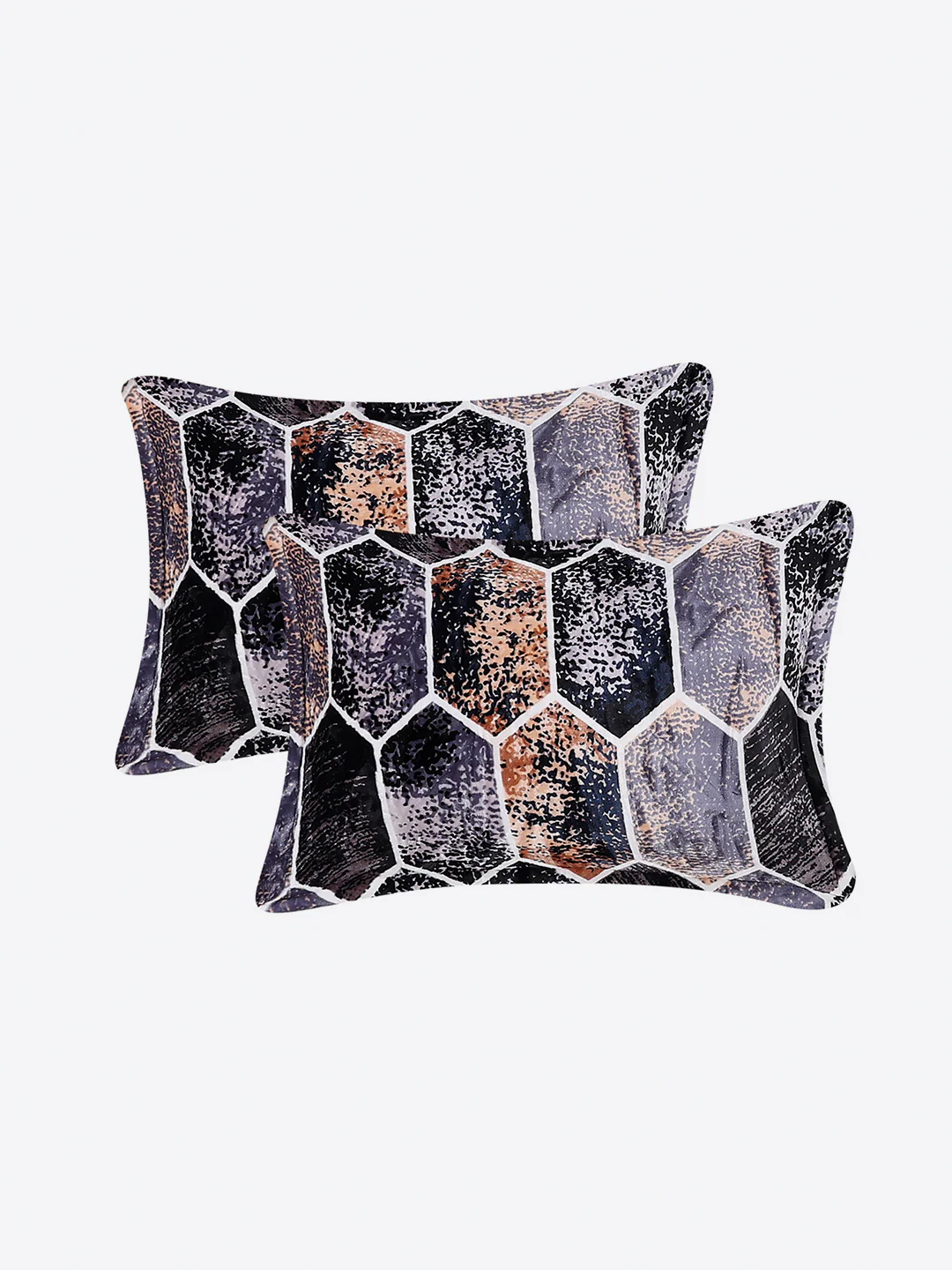 371 GSM 100% Polyester King Bed 1 Bedsheet with 2 Pillow Cover (Rubina King) - Image 7