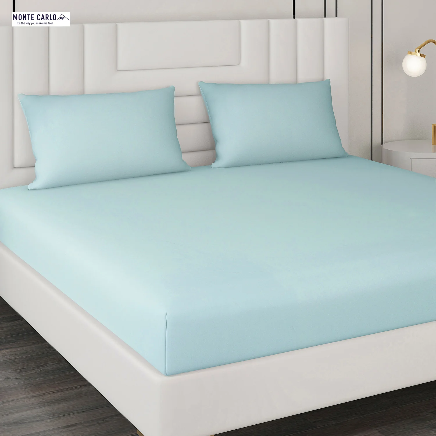 400 TC Cotton Double Bedsheet with 2 Pillow Covers - Image 4