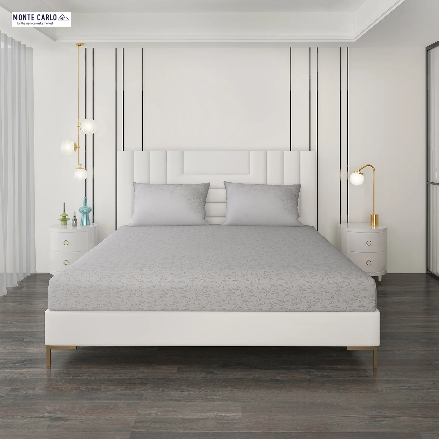 400 TC Cotton Double Bedsheet with 2 Pillow Covers - Image 4