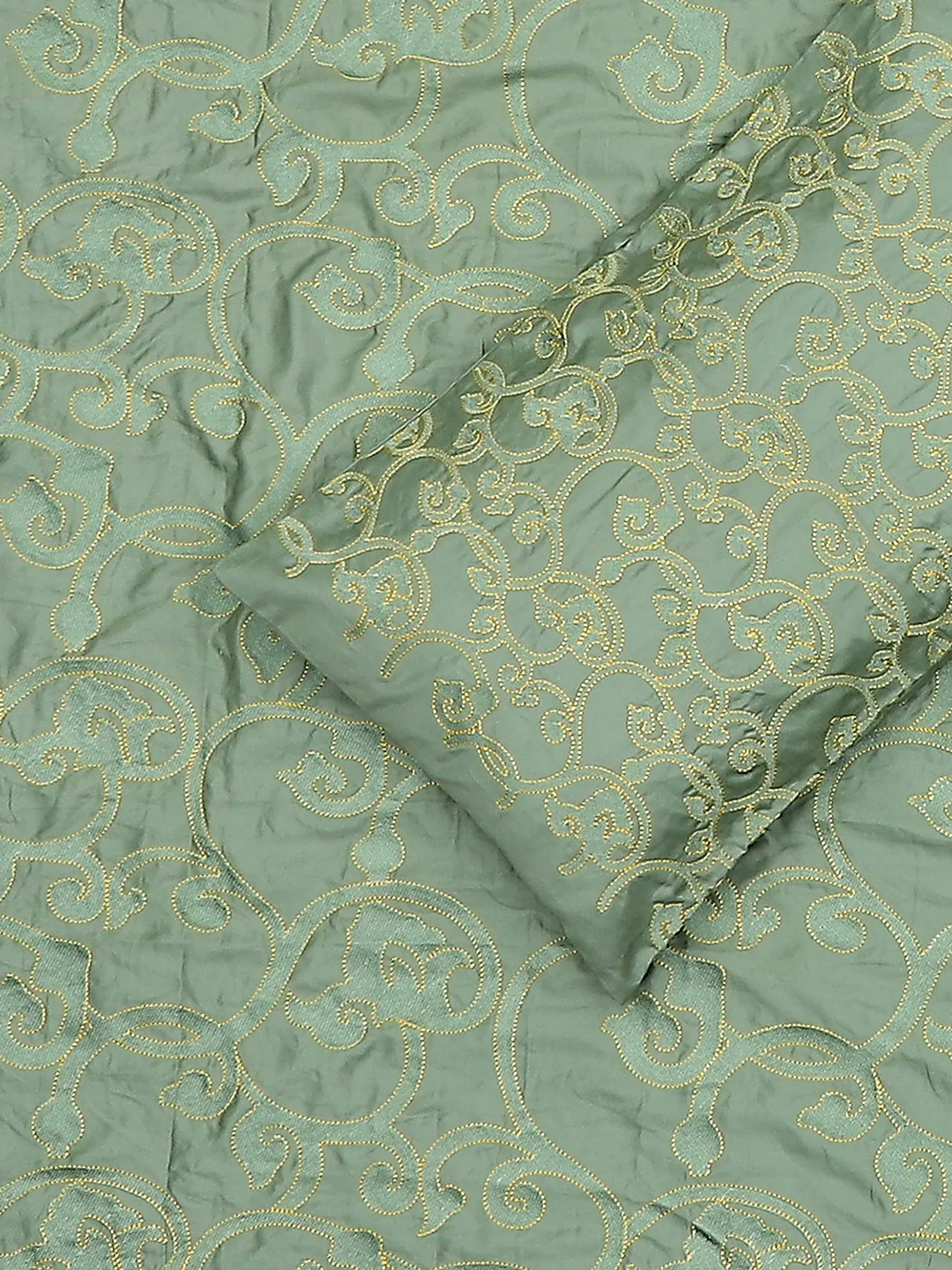 400 TC Cotton King Size Luxury 10 Pc Bedding Set (Matrix) - Image 13