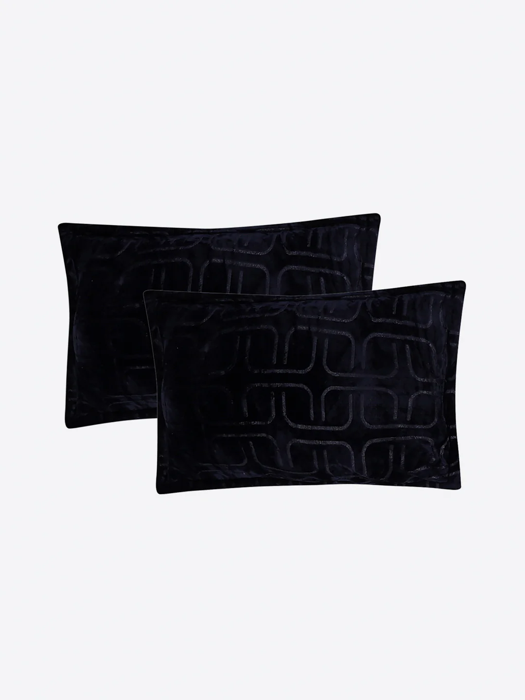 435 GSM 100% Polyester Double Bed 1 Bedsheet with 2 Pillow Cover (Indigo) - Image 7