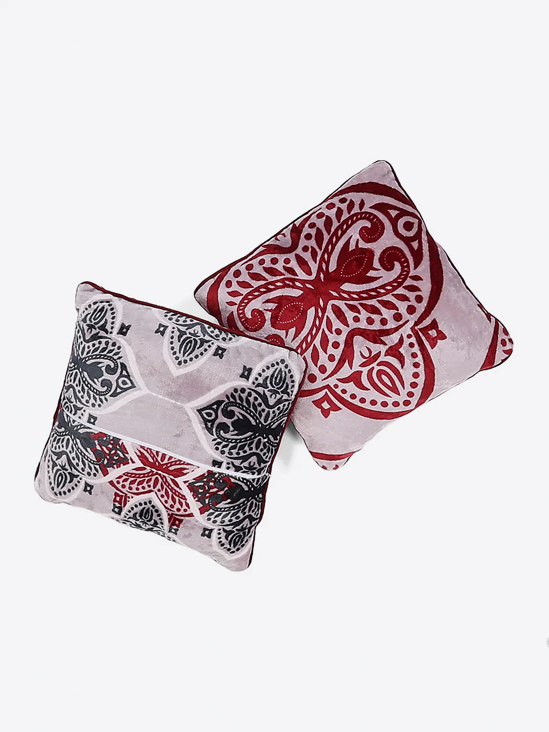 487 GSM 100% Polyester Double Bed 1 Bedsheet, 2 Pillow Cover & 2 Cushion Case (Pristine 4 Pcs Set) - Image 6