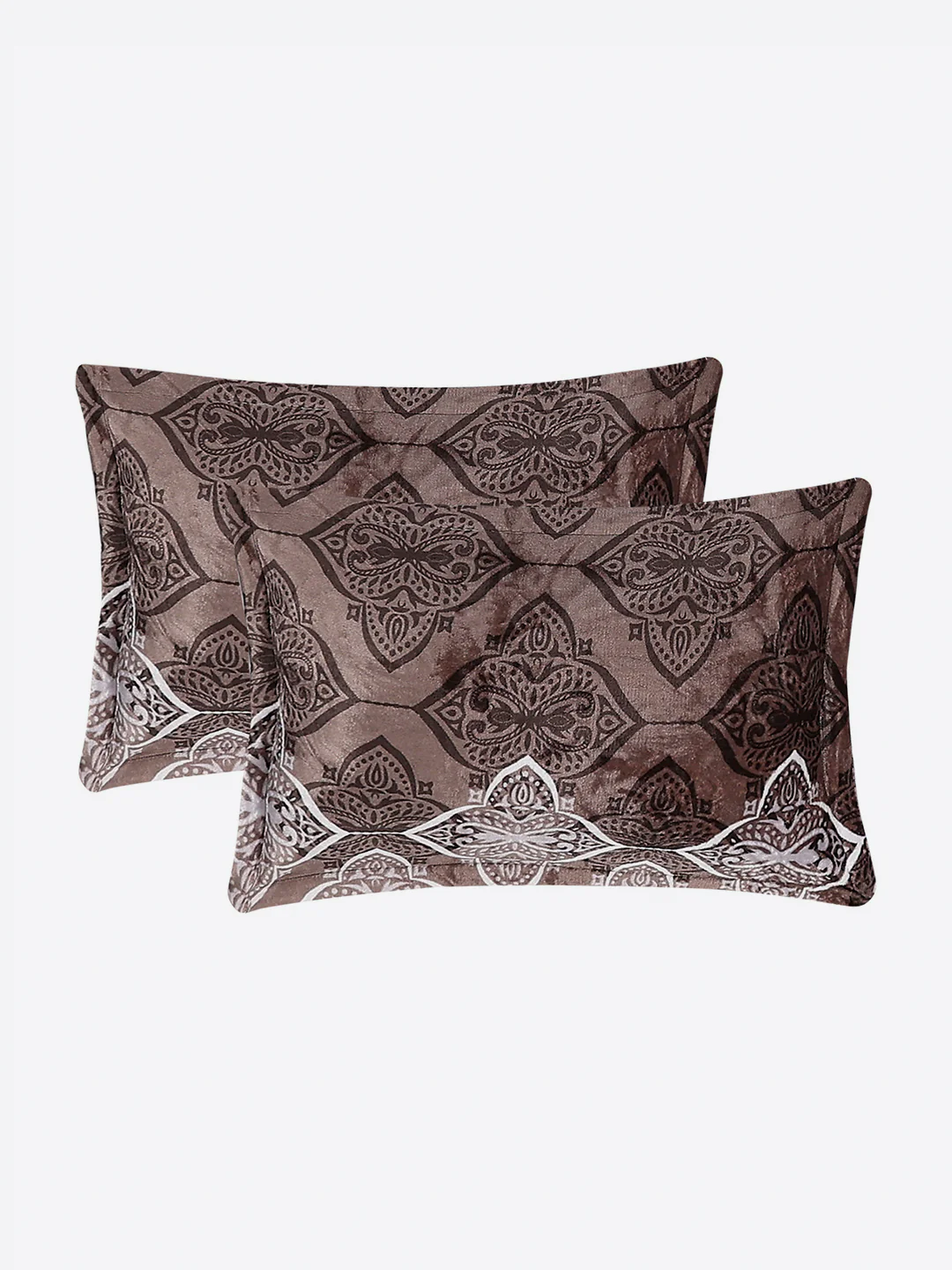 487 GSM 100% Polyester Double Bed 1 Bedsheet, 2 Pillow Cover & 2 Cushion Case (Pristine 4 Pcs Set) - Image 8