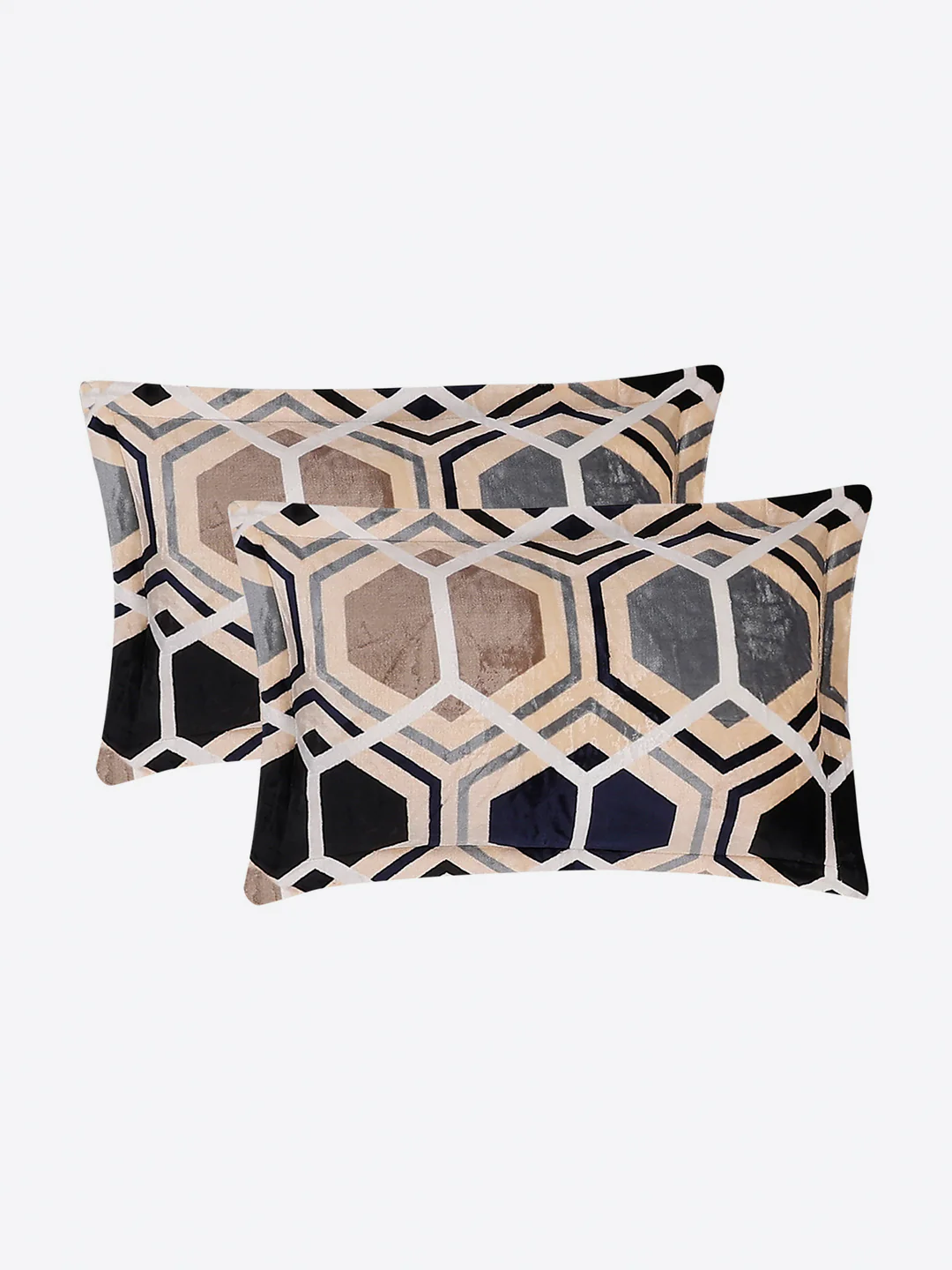 487 GSM 100% Polyester Double Bed 1 Bedsheet, 2 Pillow Cover & 2 Cushion Case (Pristine 4 Pcs Set) - Image 8