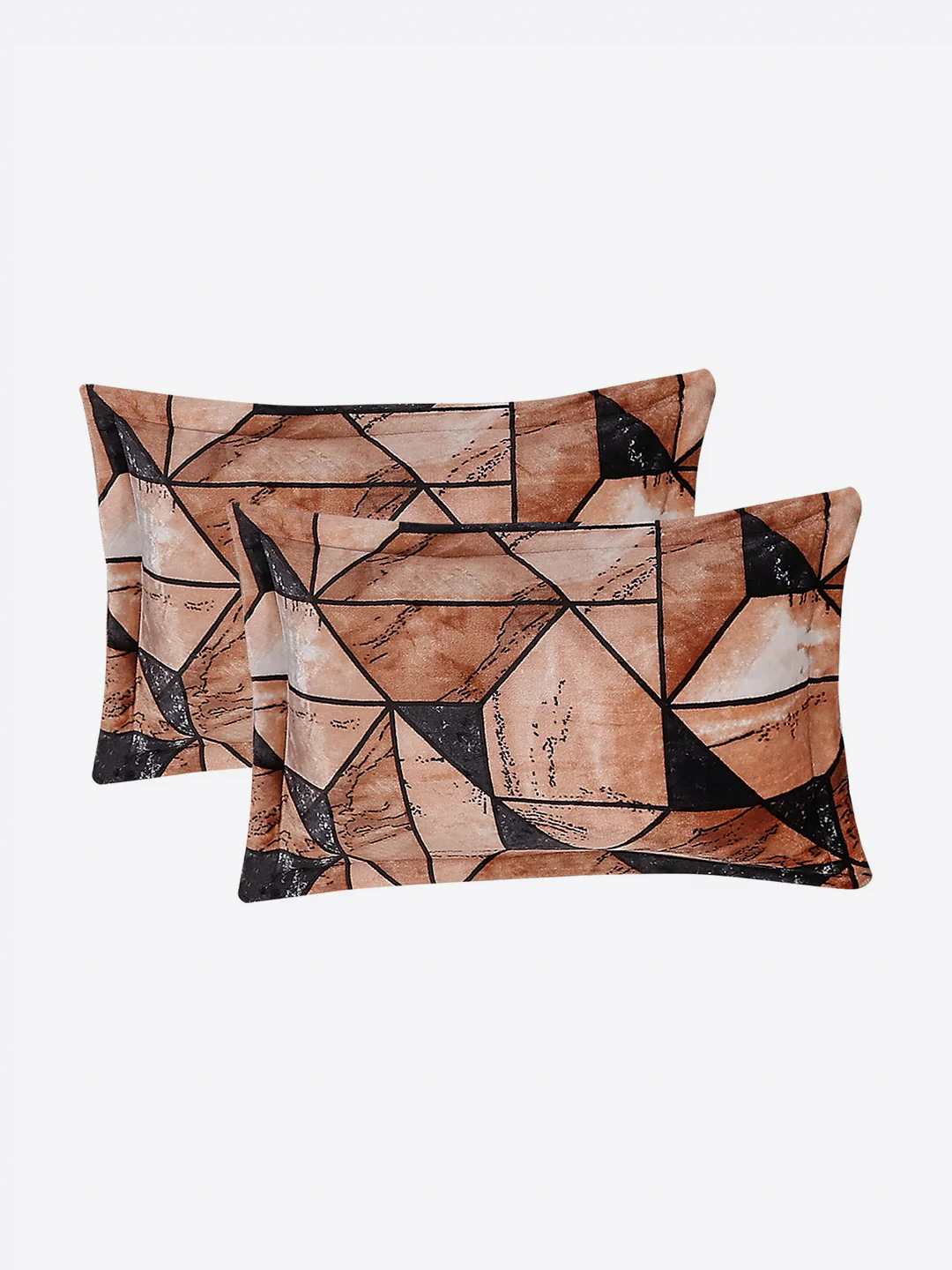 904 GSM 100% Polyester Double Bed 1 Bedsheet, 1 Duvet Cover & 2 Pillow Cover (Meteor 4 Pcs Set) - Image 10