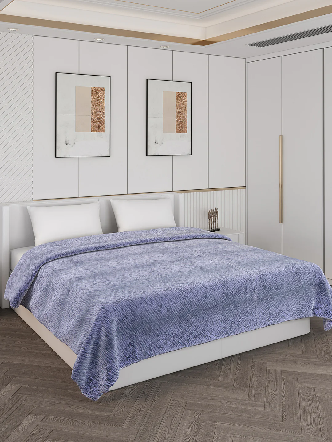 Abstract Double Bed 850 GSM Blanket Daniel 2 Ply (Weight 4.5 kg) - Image 4
